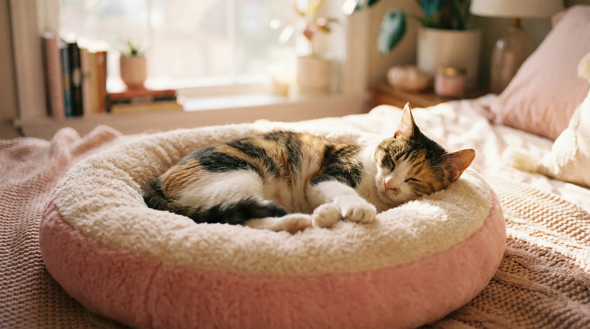 三花猫安静入睡 - 房奴试爱的运动